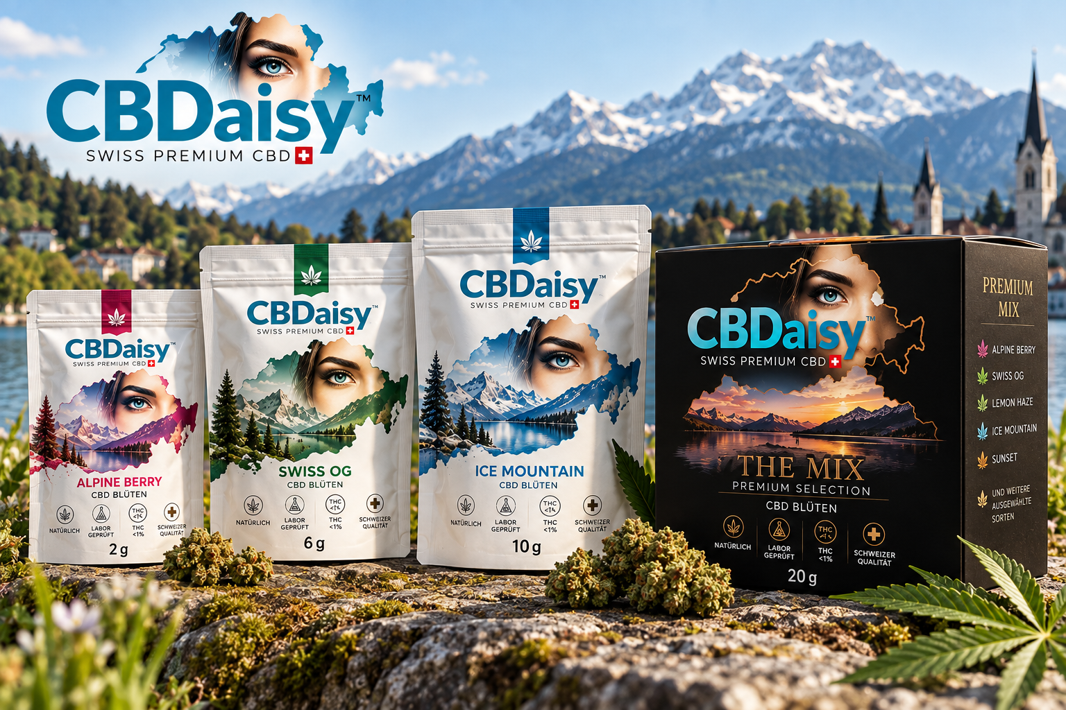 CBDaisy Swiss Premium CBD Produktlinie
